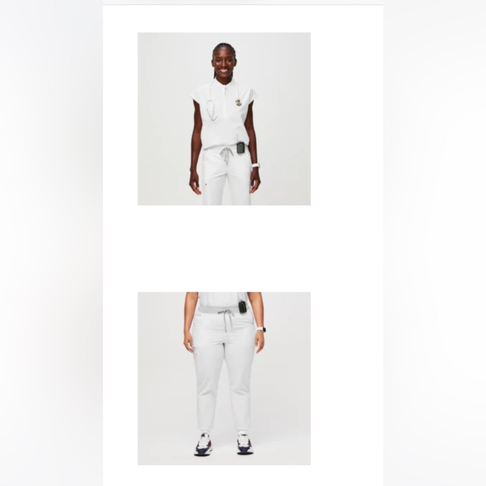 Figs Optic White Set Rafaela and Zamora
